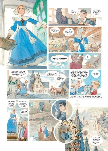 Buchcover und Innenansicht für das Buch: Le Château des Étoiles