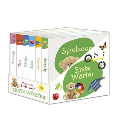 Buchcover und Innenansicht für das Buch: Meine erste Bilderwelt - Erste Wörter