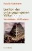 Buchcover und Innenansicht für das Buch: Lexikon der untergegangenen Völker
