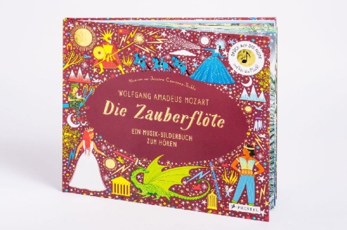 Buchcover und Innenansicht für das Buch: The Story Orchestra: The Magic Flute