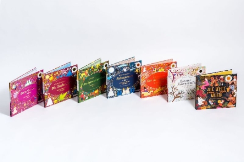 Buchcover und Innenansicht für das Buch: The Story Orchestra: The Magic Flute