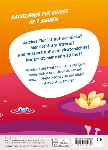 Buchcover und Innenansicht für das Buch: Mein dicker Punkt-zu-Punkt-Block