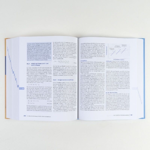 Buchcover und Innenansicht für das Buch: Statistik und Forschungsmethoden