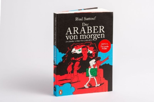 Buchcover und Innenansicht für das Buch: L'Arabe du futur. Une jeunesse au Moyen-Orient (1994-2011)