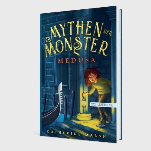 Buchcover und Innenansicht für das Buch: Medusa (The Myth of Monsters 1)