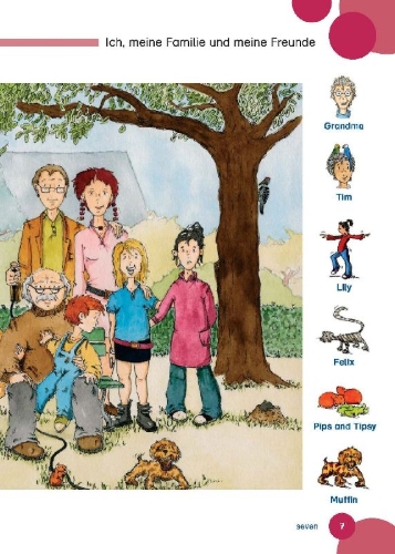 Buchcover und Innenansicht für das Buch: PONS Grundschulwörterbuch Englisch