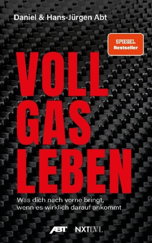 Buchcover und Innenansicht für das Buch: Vollgas leben