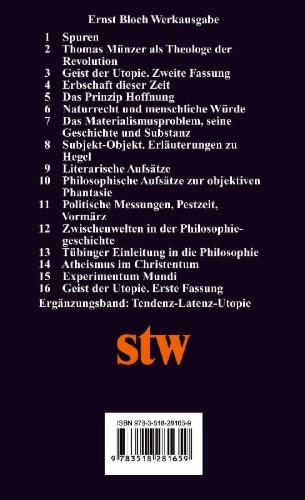 Buchcover und Innenansicht für das Buch: Geist der Utopie. Erste Fassung