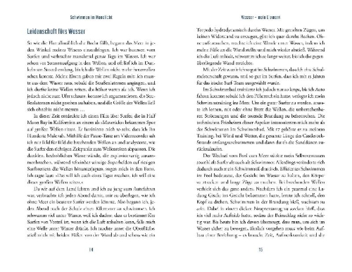 Buchcover und Innenansicht für das Buch: Night Swimming. How to Swim through the Darkness