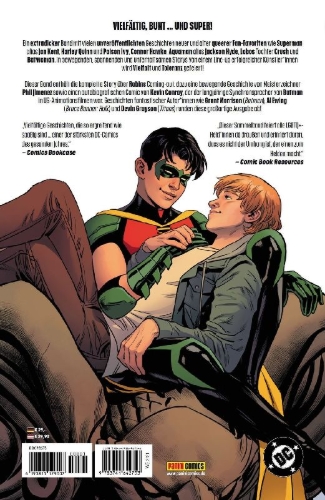 Buchcover und Innenansicht für das Buch: DC Pride: The New Generation HC, DC Pride 2022