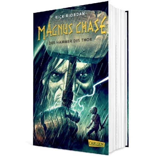 Buchcover und Innenansicht für das Buch: Magnus Chase and the Gods of Asgard: The Hammer of Thor