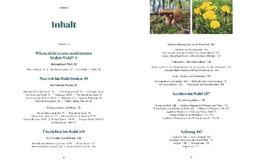Buchcover und Innenansicht für das Buch: Abenteuer Wald