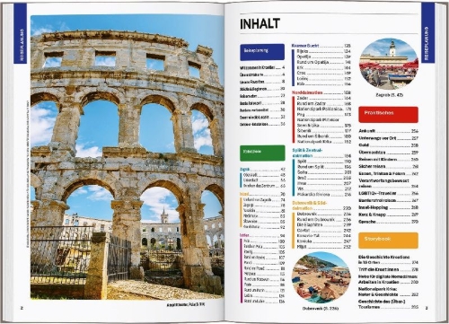 Buchcover und Innenansicht für das Buch: LONELY PLANET Reiseführer Kroatien
