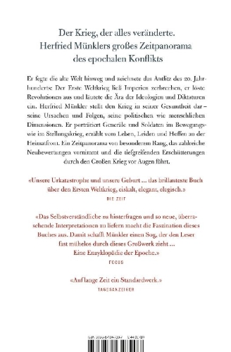 Buchcover und Innenansicht für das Buch: Der Große Krieg