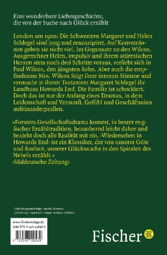 Buchcover und Innenansicht für das Buch: Wiedersehen in Howards End