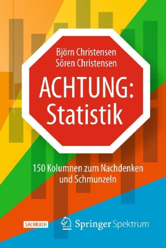 Buchcover und Innenansicht für das Buch: Achtung: Statistik