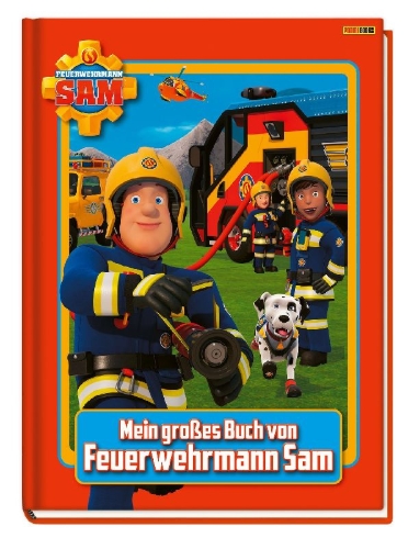 Buchcover und Innenansicht für das Buch: Feuerwehrmann Sam: Mein großes Buch von Feuerwehrmann Sam
