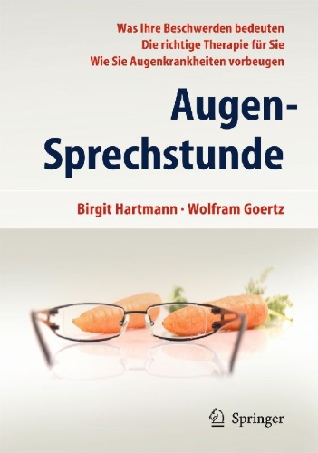 Buchcover und Innenansicht für das Buch: Augen-Sprechstunde