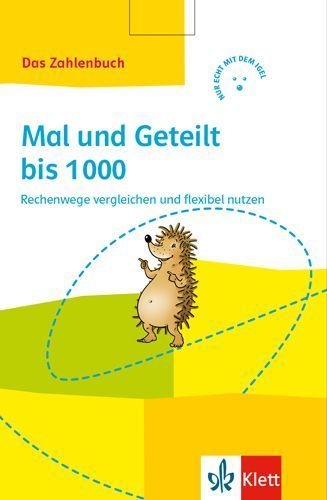 Buchcover und Innenansicht für das Buch: Das Zahlenbuch 3. Karten zum Entwickeln von Rechenstrategien: Mal und Geteilt bis 1000. Rechenwege vergleichen und flexibel nutzen Klasse 3
