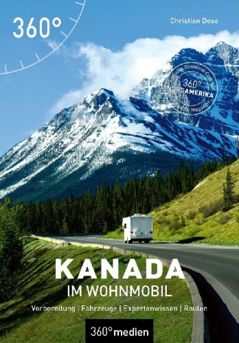 Buchcover und Innenansicht für das Buch: Kanada im Wohnmobil