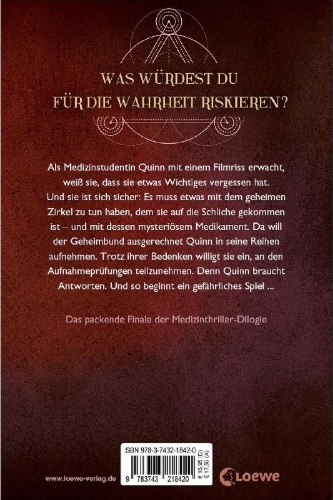 Buchcover und Innenansicht für das Buch: Academy of Lies (Band 2) - Autopsie einer Intrige