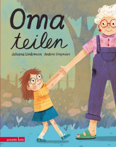 Buchcover und Innenansicht für das Buch: Oma teilen