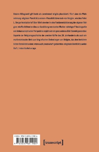 Buchcover und Innenansicht für das Buch: Religiöse Pluralitäten - Umbrüche in der Wahrnehmung religiöser Vielfalt in Deutschland