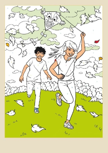 Buchcover und Innenansicht für das Buch: Ravensburger Malen nach Zahlen ab 7 Jahren Ferien - 48 Motive - Malheft für Kinder - Nummerierte Ausmalfelder
