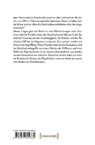 Buchcover und Innenansicht für das Buch: Tunesische Transformationen