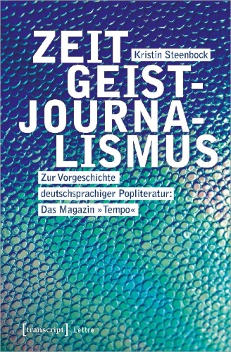 Buchcover und Innenansicht für das Buch: Zeitgeistjournalismus