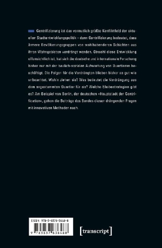 Buchcover und Innenansicht für das Buch: Gentrifizierung in Berlin