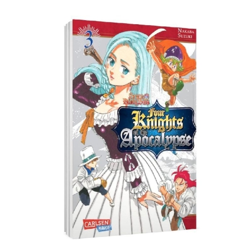 Buchcover und Innenansicht für das Buch: Mokushiroku no yonkishi