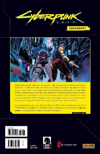 Buchcover und Innenansicht für das Buch: Cyberpunk 2077: You have my World #1-#4