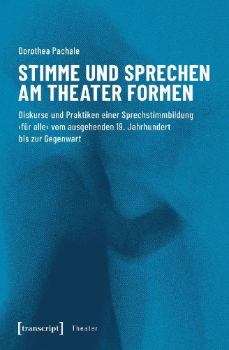 Buchcover und Innenansicht für das Buch: Stimme und Sprechen am Theater formen