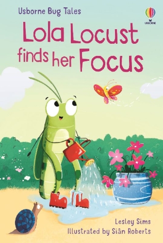 Buchcover und Innenansicht für das Buch: Lola Locust finds her Focus