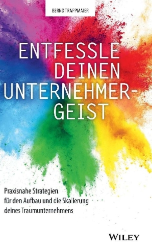 Buchcover und Innenansicht für das Buch: Entfessle deinen Unternehmergeist