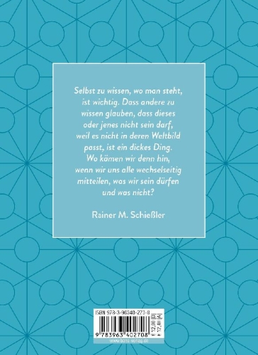 Buchcover und Innenansicht für das Buch: Sag, was du denkst. So lebt sichs leichter