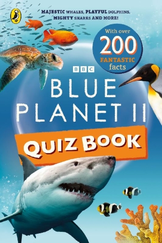 Buchcover und Innenansicht für das Buch: Blue Planet II Quiz Book