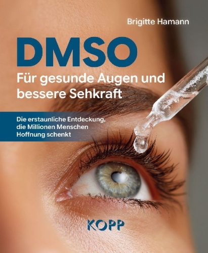 Buchcover und Innenansicht für das Buch: DMSO - Für gesunde Augen und bessere Sehkraft