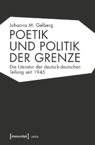 Buchcover und Innenansicht für das Buch: Poetik und Politik der Grenze