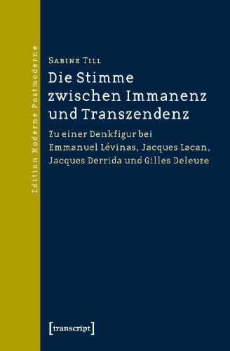 Buchcover und Innenansicht für das Buch: Die Stimme zwischen Immanenz und Transzendenz