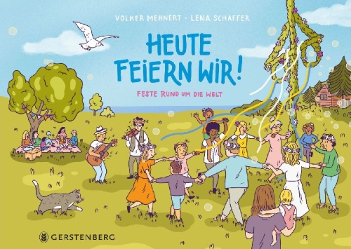 Buchcover und Innenansicht für das Buch: Heute feiern wir!