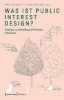 Buchcover und Innenansicht für das Buch: Was ist Public Interest Design?