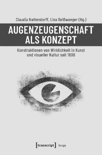 Buchcover und Innenansicht für das Buch: Augenzeugenschaft als Konzept