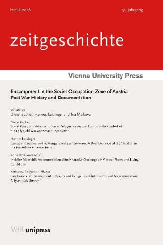 Buchcover und Innenansicht für das Buch: Encampment in the Soviet Occupation Zone of Austria