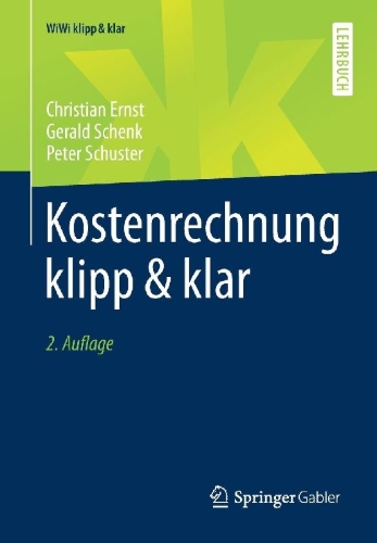 Buchcover und Innenansicht für das Buch: Kostenrechnung klipp & klar