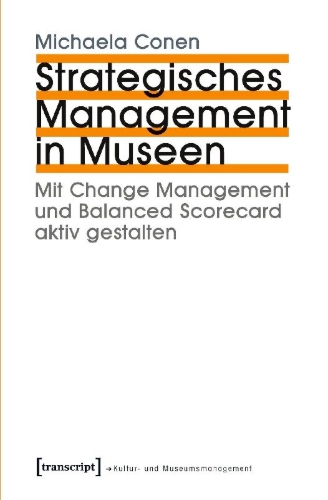Buchcover und Innenansicht für das Buch: Strategisches Management in Museen