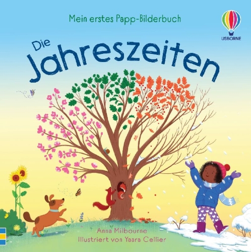 Buchcover und Innenansicht für das Buch: Mein erstes Papp-Bilderbuch: Die Jahreszeiten