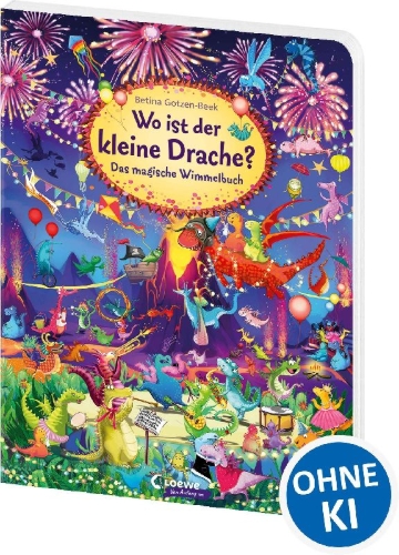 Buchcover und Innenansicht für das Buch: Wo ist der kleine Drache?