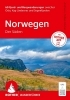Buchcover und Innenansicht für das Buch: ROTHER Wanderführer Norwegen - Der Süden. 60 Fjord- und Bergwanderungen zwischen Oslo, Kap Lindesnes und Sognefjord
